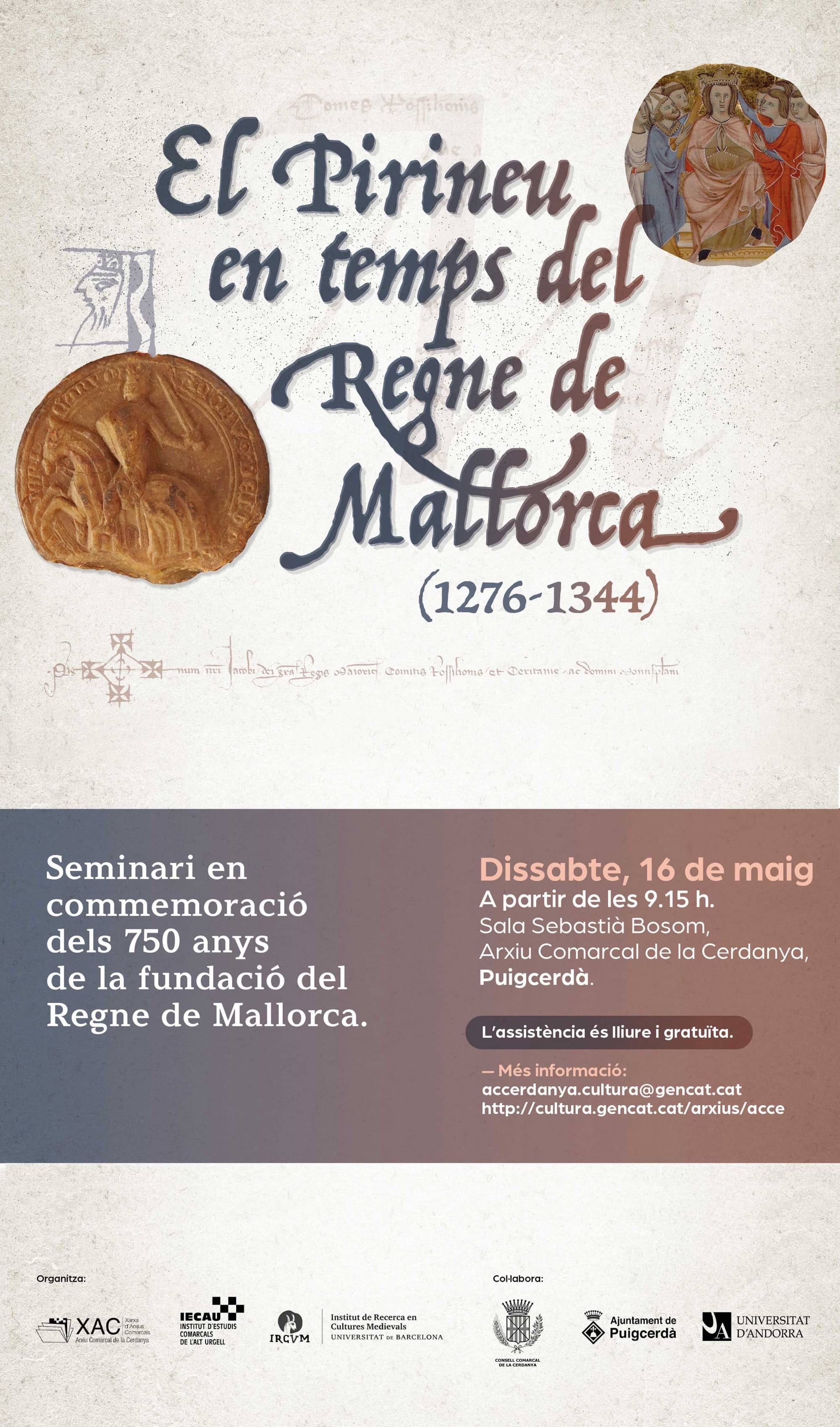 Seminari: El Pirineu en temps del Regne de Mallorca Lloc