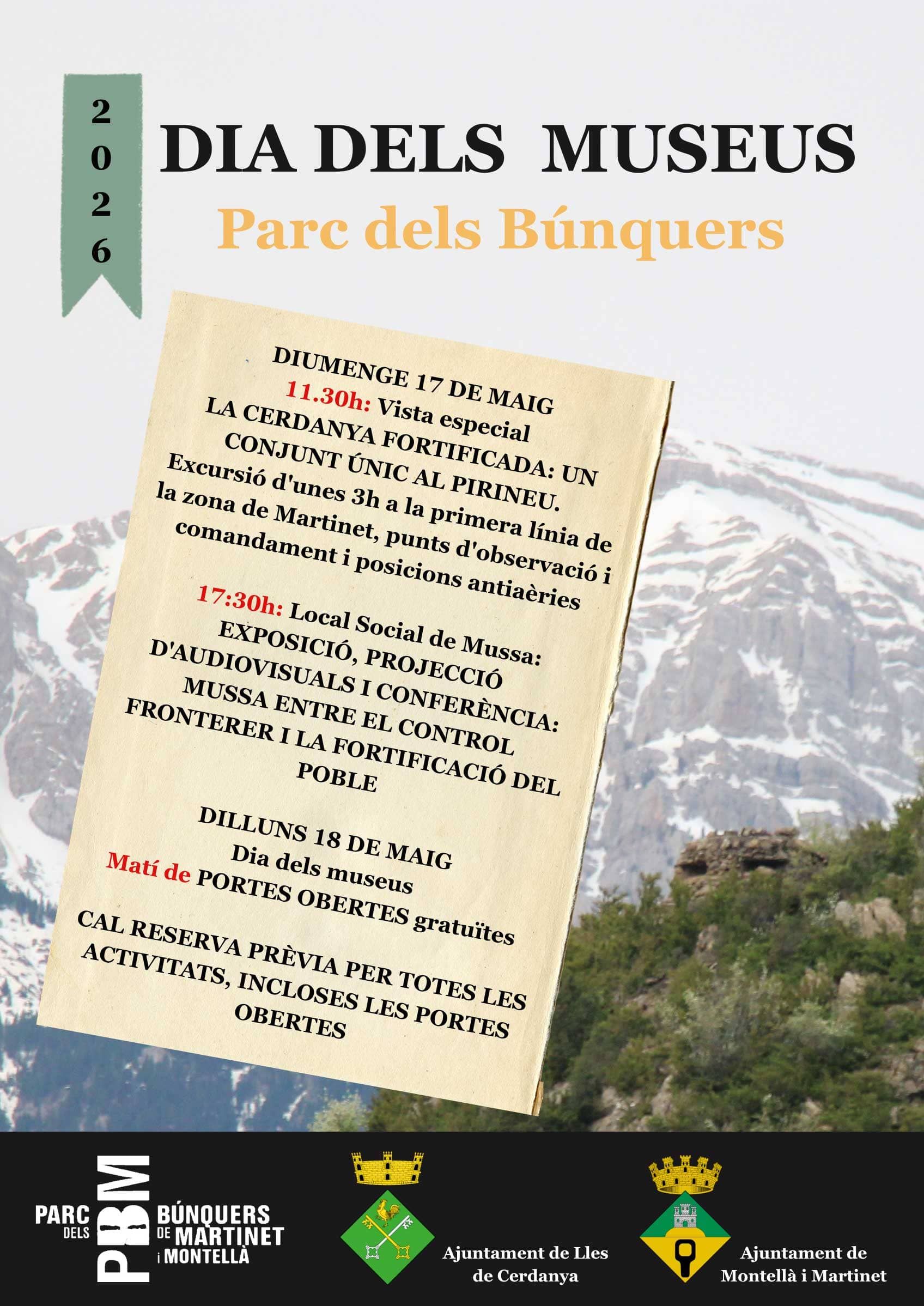 Dia dels Museus 2026 al Parc dels Búnquers