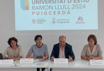 Presentació activitats Universitat d'Estiu Ramon Llull Puigcerdà. Autor: AUCer